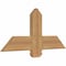 Ekena Millwork Eugene Smooth Timber Gable Bracket, Western Red Cedar, 36"W x 16"H x 1 1/2"D x 5 1/2"F, 11/12 Pitch GBW036X16X0206EUG00SWR - alternate 2